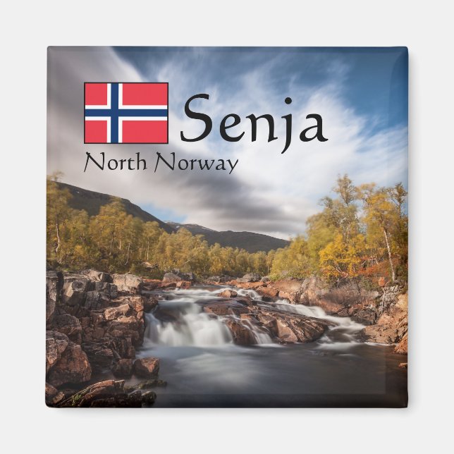 Scandinavia Landscape Photo Magnet (Front)