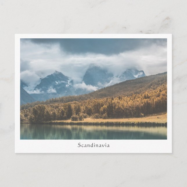 Scandinavia Landscape Photograph Postcard (Front)