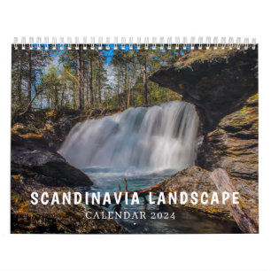 Scandinavia Landscapes Calendar  2024 