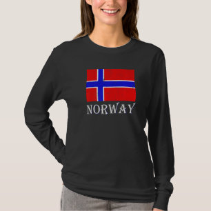 Scandinavia Nordic Country Norwegian Flag Norway T-Shirt