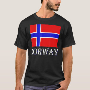 Scandinavia Norwegian Flag Nordic Country Norway T-Shirt