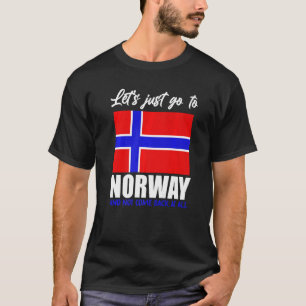 Scandinavia Norwegian Flag Nordic Country Norway T-Shirt