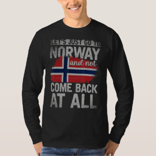 Scandinavia Norwegian Flag Nordic Country Norway T-Shirt