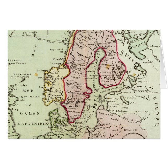 Scandinavia, Sweden, Denmark (Front Horizontal)