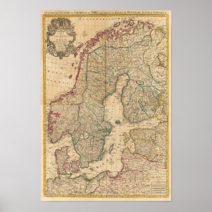 Scandinavia, Sweden, Denmark 2 Poster