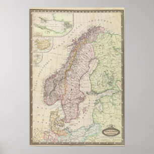 Scandinavia, Sweden Poster