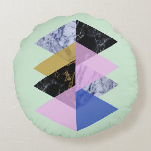 Scandinavian Abstract #886 Round Cushion