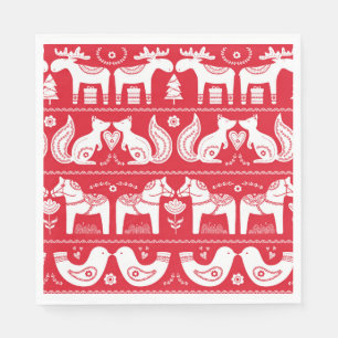 Scandinavian Animals Paper Napkins