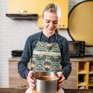 Scandinavian Art Deco customisable Apron