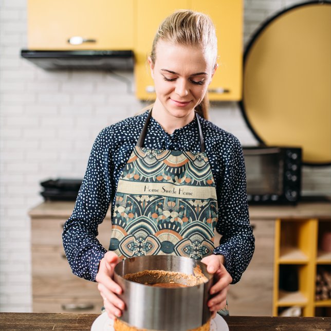 Scandinavian Art Deco customisable  Apron (Creator Uploaded)