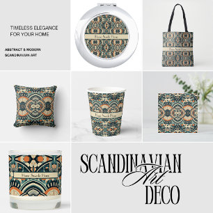 Scandinavian Art Deco customisable Paper Plate
