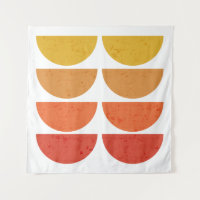 Scandinavian Art Midcentury Sunset Bowls