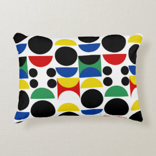 Scandinavian Bauhaus Mid-Century Pattern Decorative Cushion