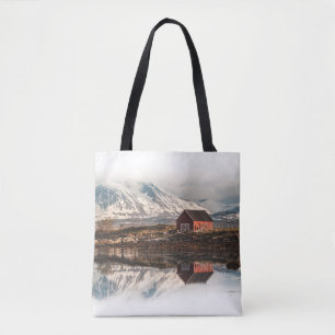 Scandinavian Boat House Tote Bag
