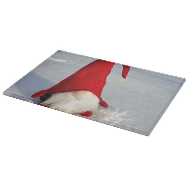 Scandinavian Christmas Gnome Cutting Board (Corner)
