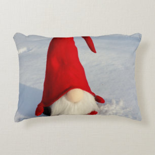 Scandinavian Christmas Gnome Decorative Cushion