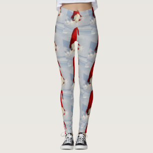 Scandinavian Christmas Gnome Leggings