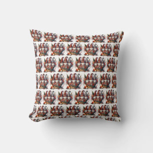 Scandinavian Christmas Gnomes Cushion