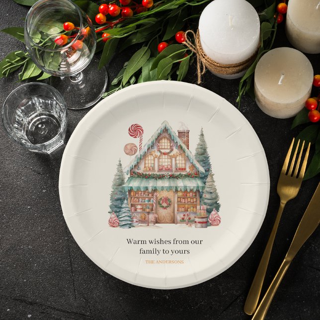 Scandinavian Christmas Magic Paper Plate (Creator Uploaded)