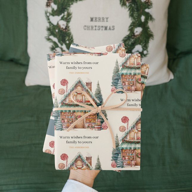 Scandinavian Christmas Magic Wrapping Paper Sheet (Creator Uploaded)