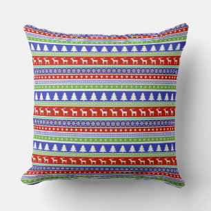 scandinavian christmas pillow