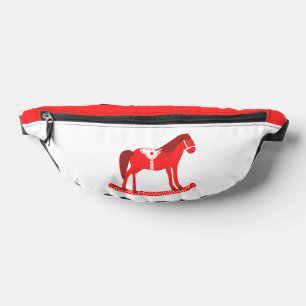 Scandinavian Christmas Rocking Horse Bum Bags