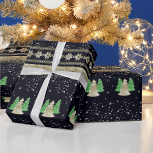 Scandinavian Christmas Tree Wrapping Paper
