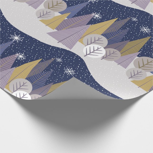 Scandinavian Christmas Wrapping Paper (Corner)