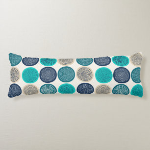 Scandinavian Circle Dots Mandala Pattern 1 Body Cushion