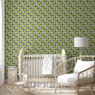 Scandinavian Circle Dots Mandala Pattern 2 Wallpaper