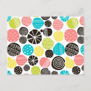 Scandinavian circles postcard