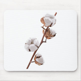 Scandinavian Cotton flower Mouse Pad