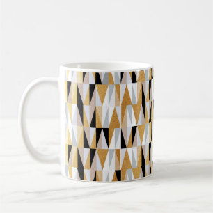 scandinavian design triangles seamless pattern vin coffee mug