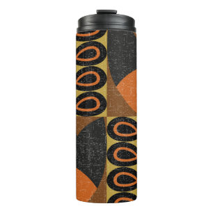 Scandinavian Design: Vintage Seamless Pattern Thermal Tumbler