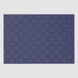 Scandinavian Ditsy Winter Navy & Gold Art Deco Tissue Paper