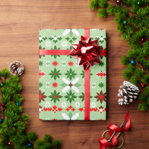 Scandinavian Fair Isle Christmas Edition 4 Wrapping Paper