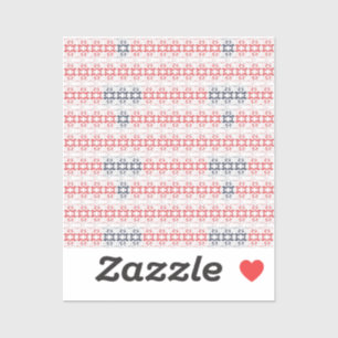 Scandinavian Farmhouse Pattern Sticker Sheet