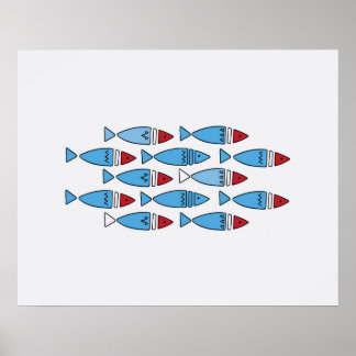Scandinavian Fish - Wall Art Home Decor