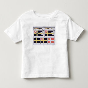 Scandinavian Flags, from a French book of Flags, c Toddler T-Shirt