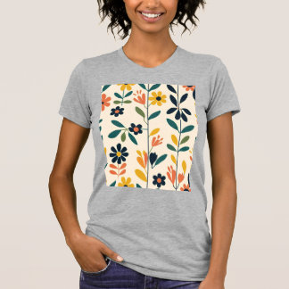 Scandinavian Floral Harmony T-Shirt