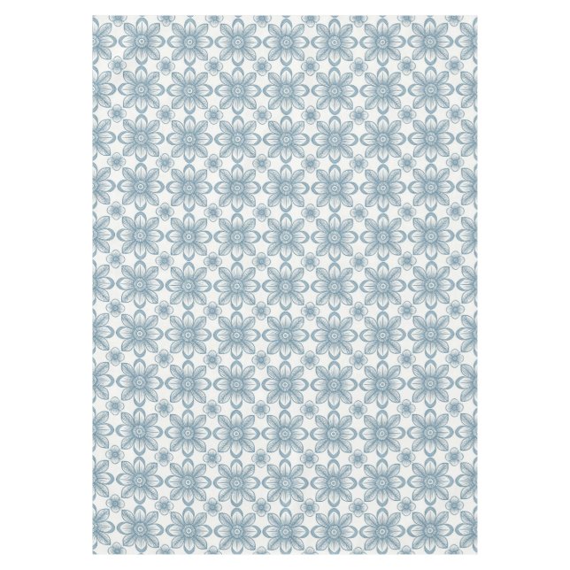 Scandinavian Floral Pattern Tablecloth (Front)