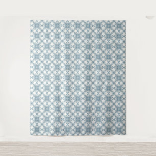 Scandinavian Floral Pattern Tapestry