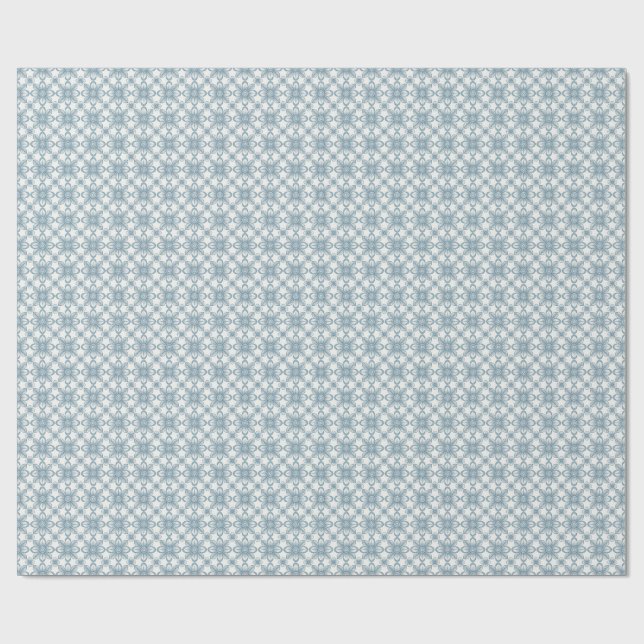 Scandinavian Floral Pattern Wrapping Paper (Flat)