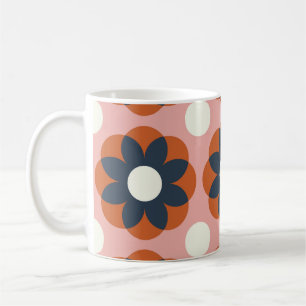 Scandinavian Floral: Vintage Seamless Design Coffee Mug