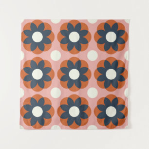 Scandinavian Floral: Vintage Seamless Design Tapestry