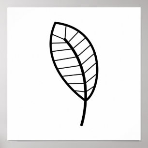 Scandinavian Folk Art Minimalist Illustration Poster