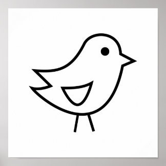 Scandinavian Folk Art Minimalist Illustration Poster