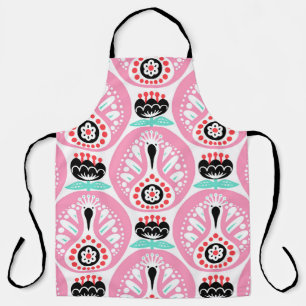 Scandinavian Folk Art: Nordic Seamless. Apron