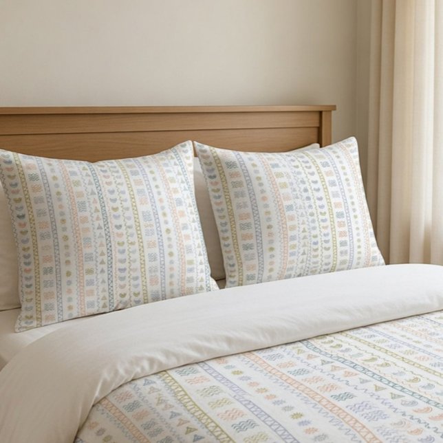 Scandinavian Folk Art Pillow Case (Creator Uploaded)