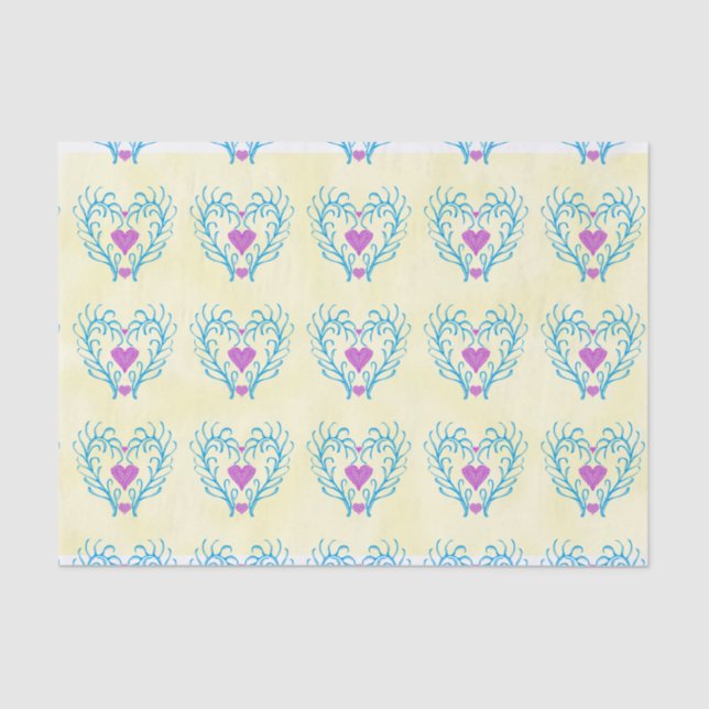 Scandinavian Folk Arts Tissue Paper (Front)